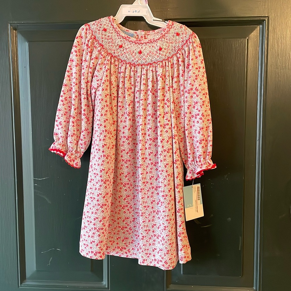 Anavini New With Tags Hand Smocked Dress 24 Month